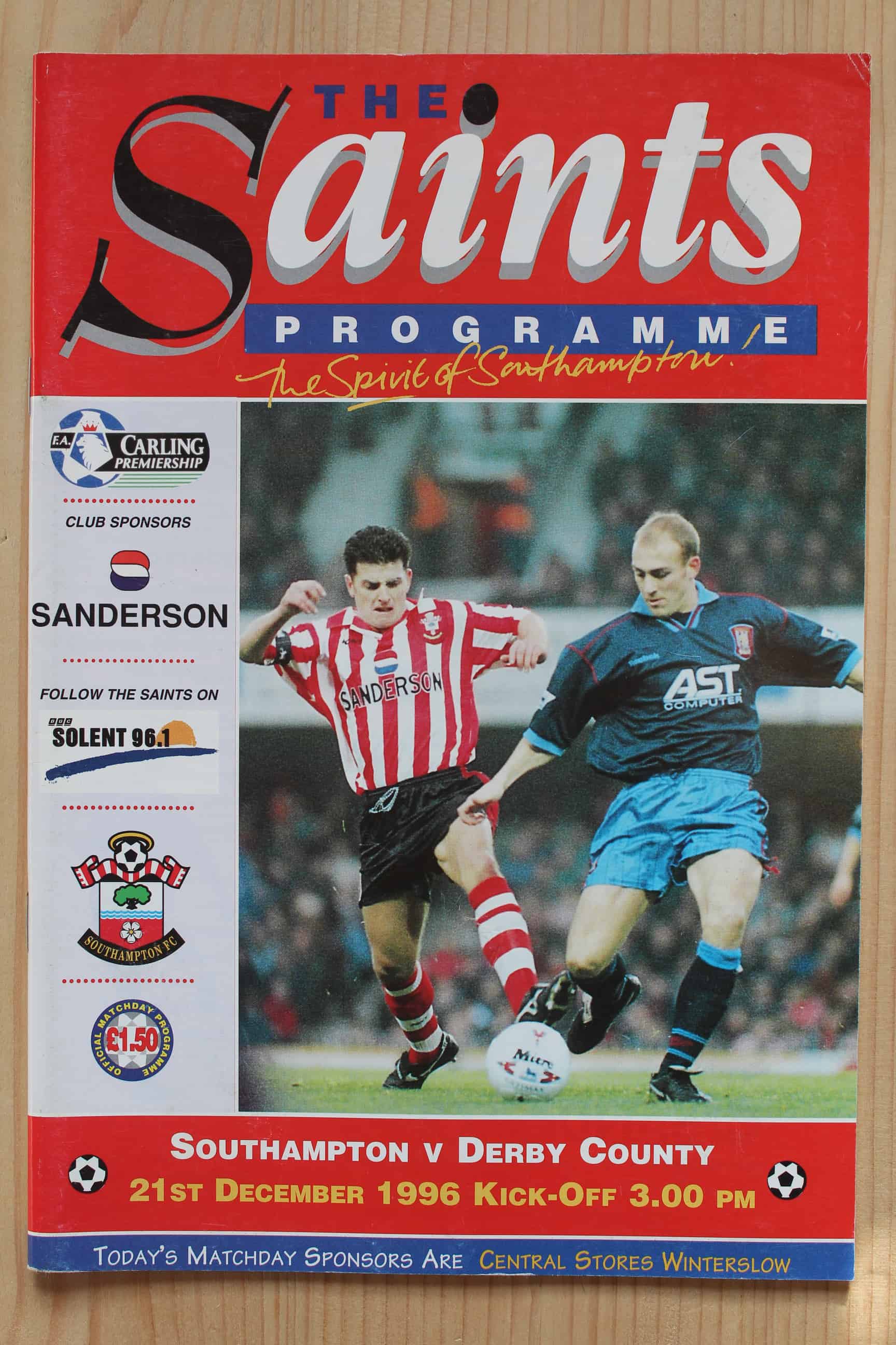 Southampton FC v Derby County FC